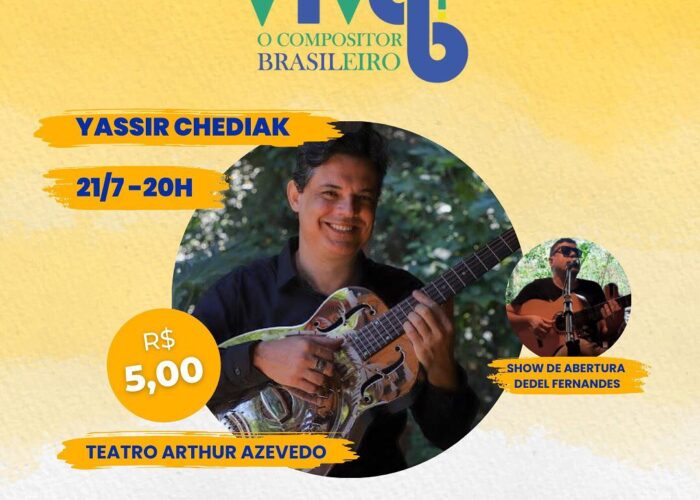 Yassir Chediak Teatro Arthur de Azevedo